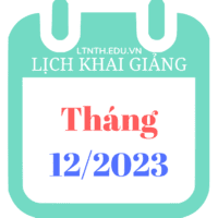 Lịch khai giảng các khóa học tháng 12/2023 của TT Nguyễn Thượng Hiền